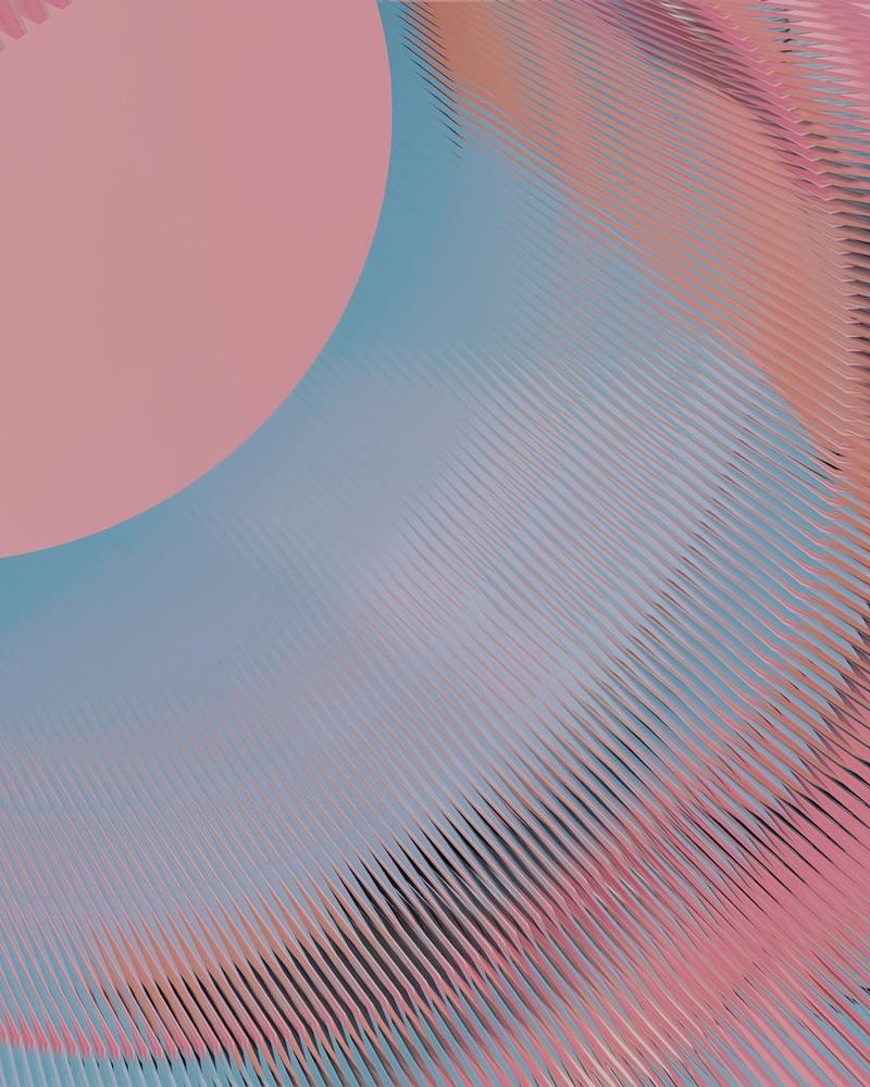 Abstract motion showing the flow of rhythmic movement exercises.